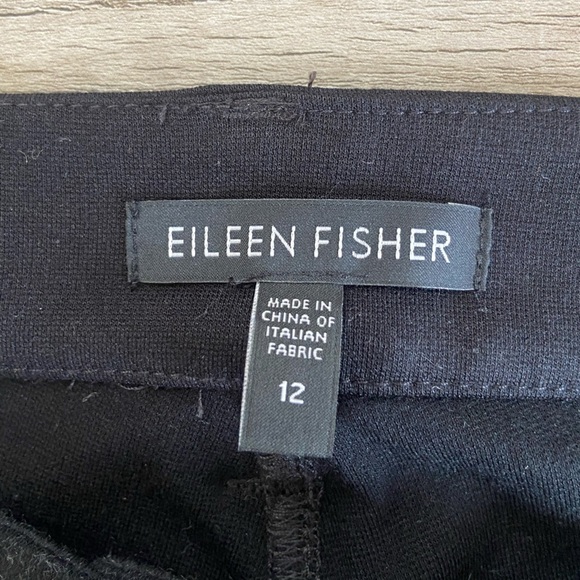 Eileen Fisher Women's jeggings Skinny Pants Size 12 Color Gray and Black - Picture 9 of 10